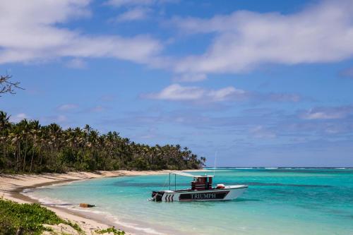 Luxury yacht sailing in the clear Mediterranean Sea